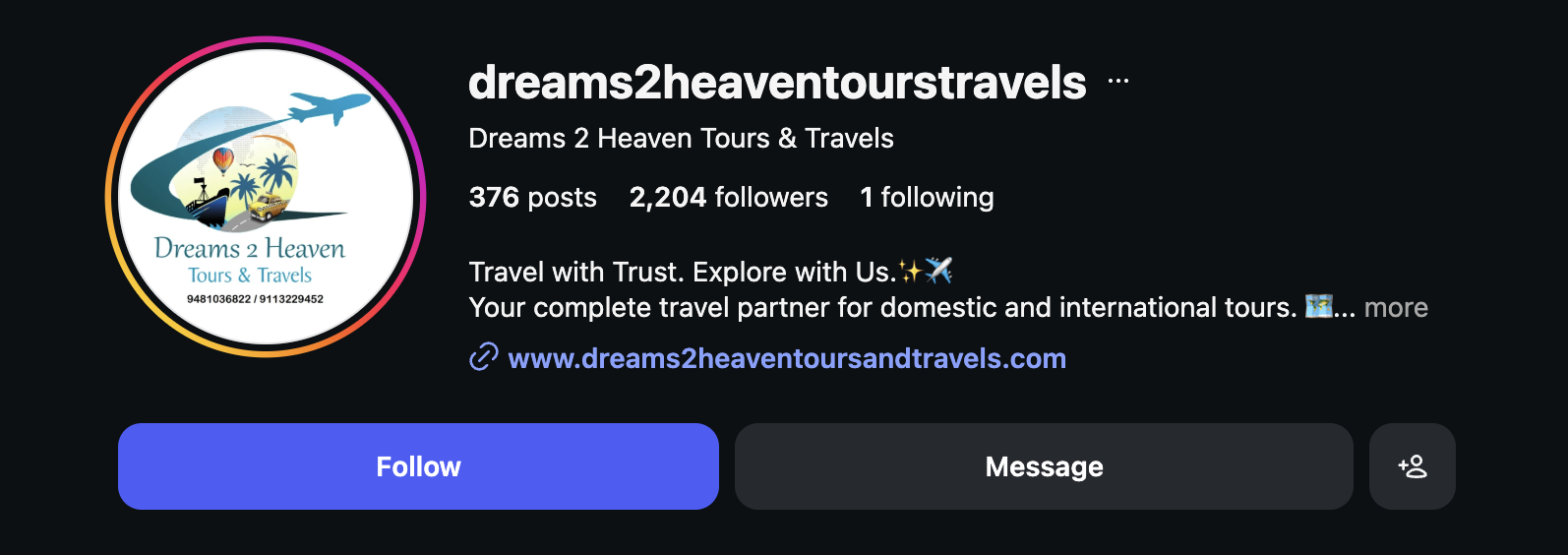 Dreams 2 Heaven Tours & Travels